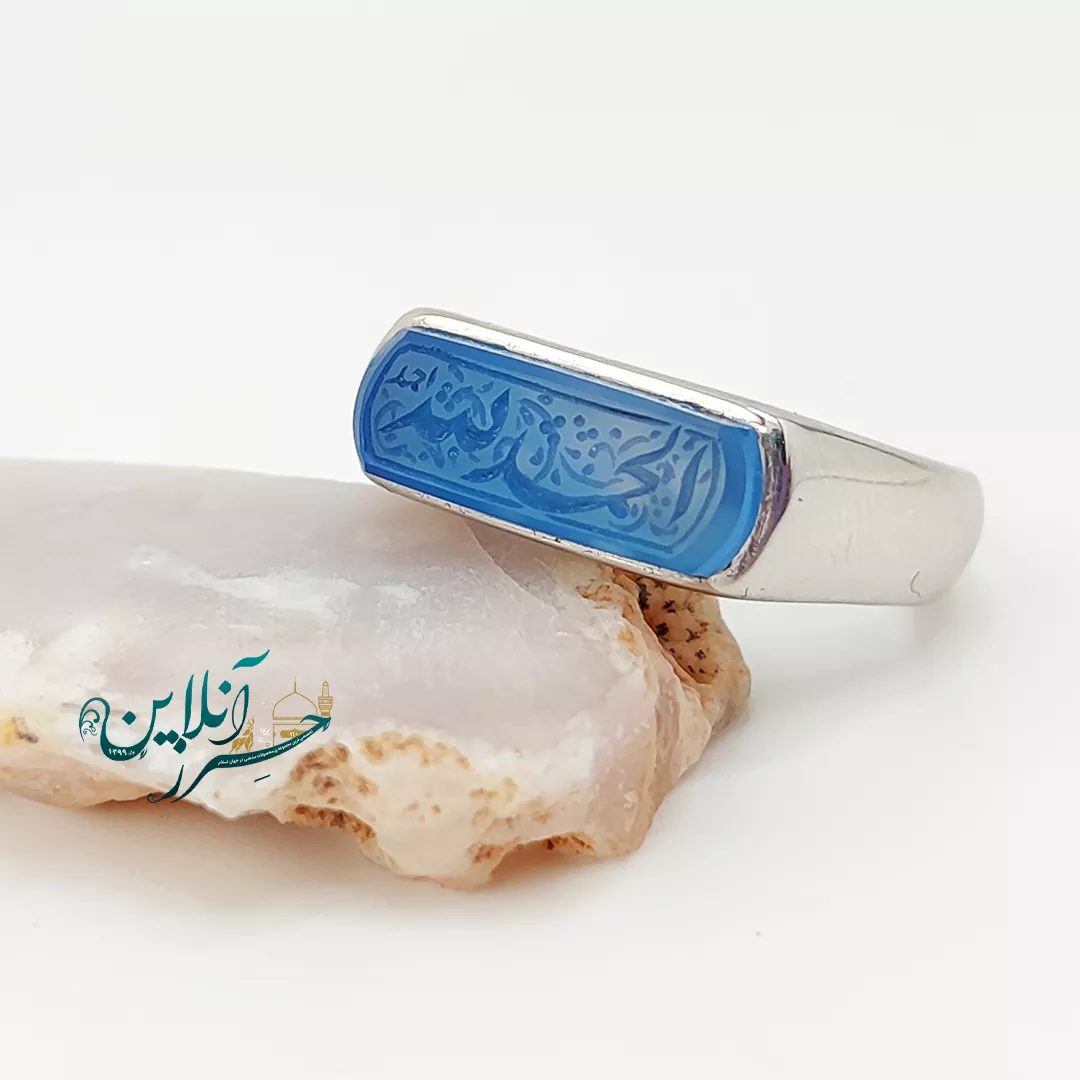 انگشتر عقیق سبز نقره دستساز مردانه طرح کپسولی a1008